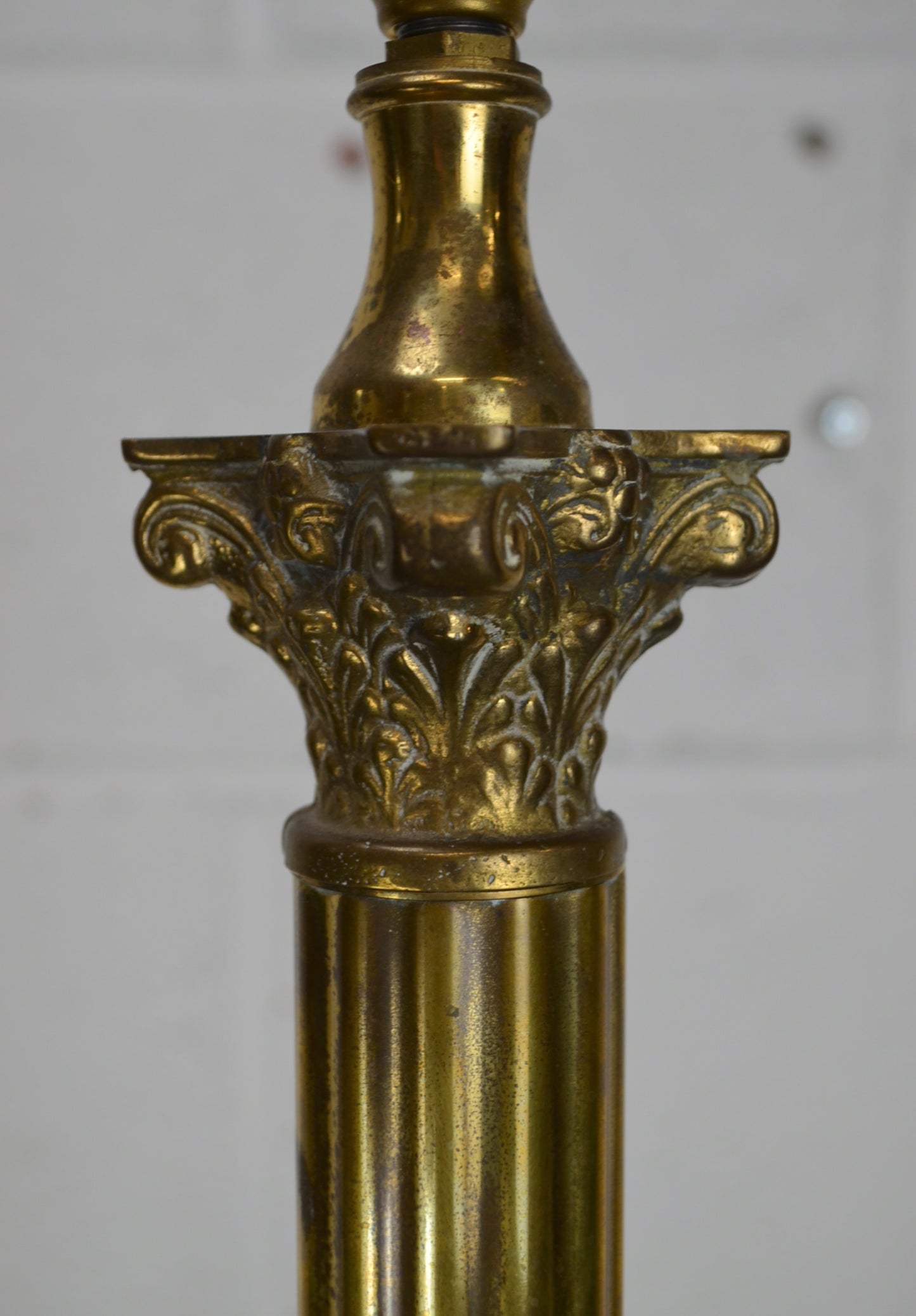 Antique Style Brass Floor Lamp