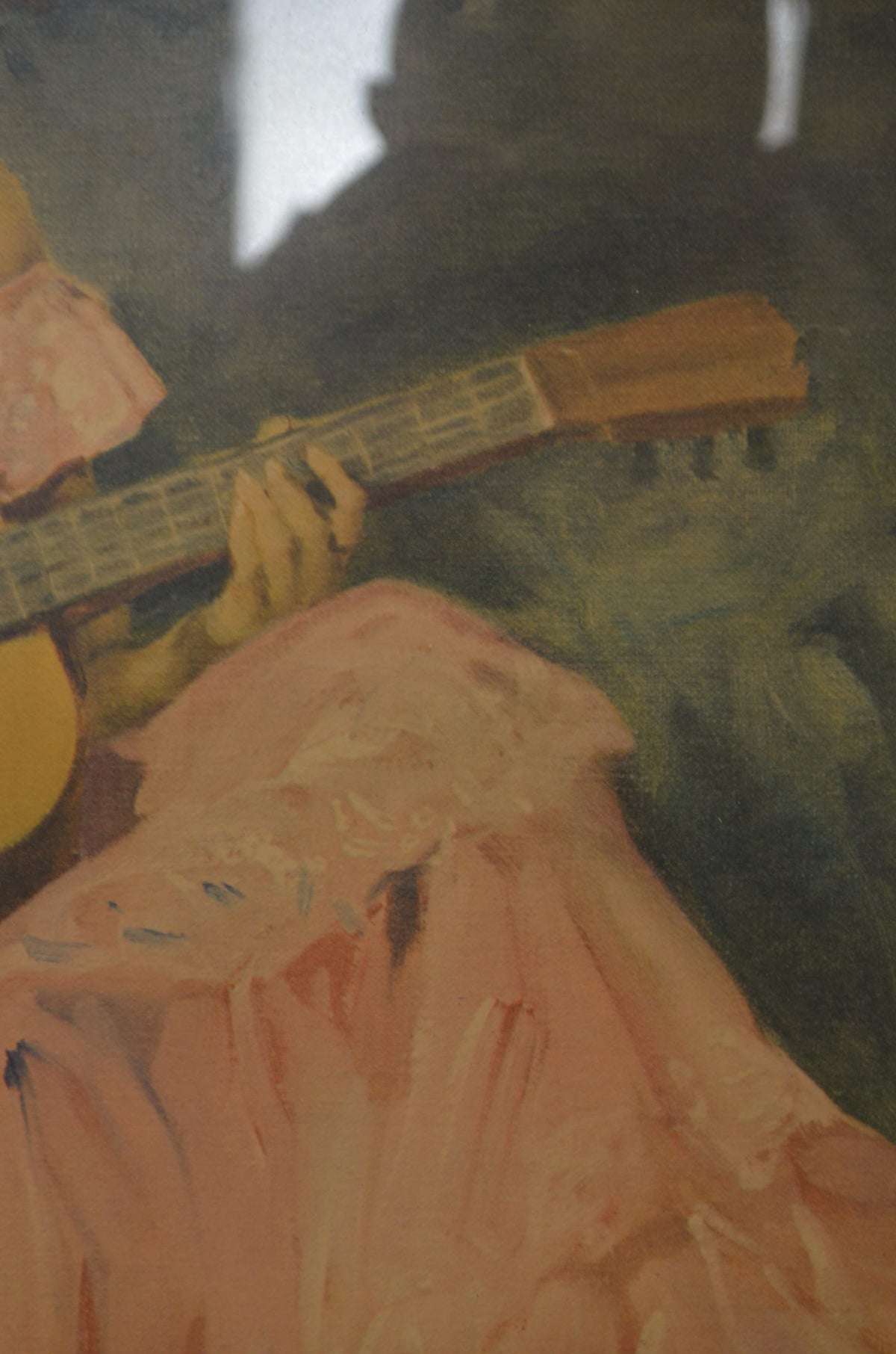 Mid Century Print - Spanish Musician - Francisco Rodriguez Sanchez Clement