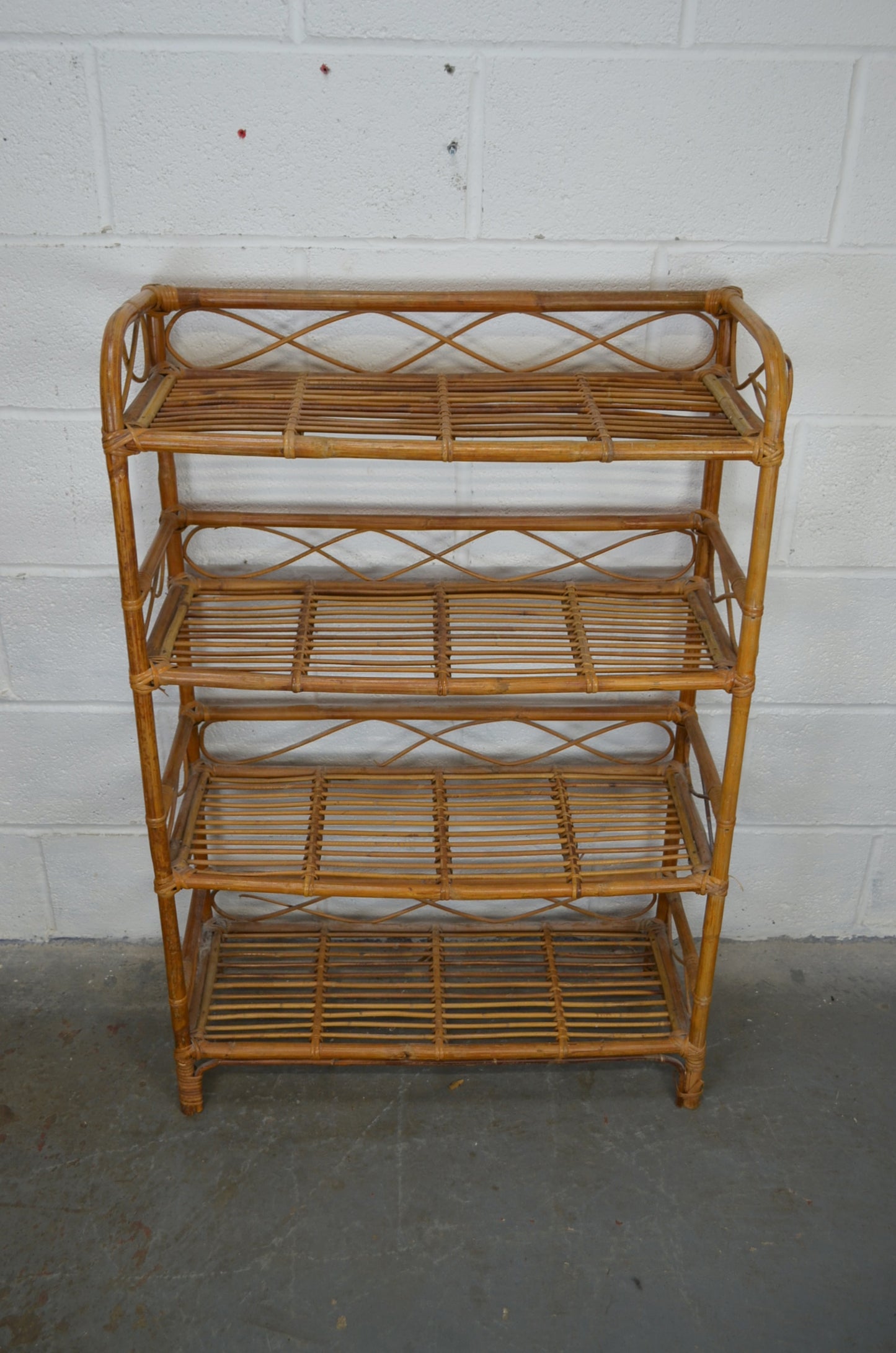 Vintage Bamboo Bookshelf (3)