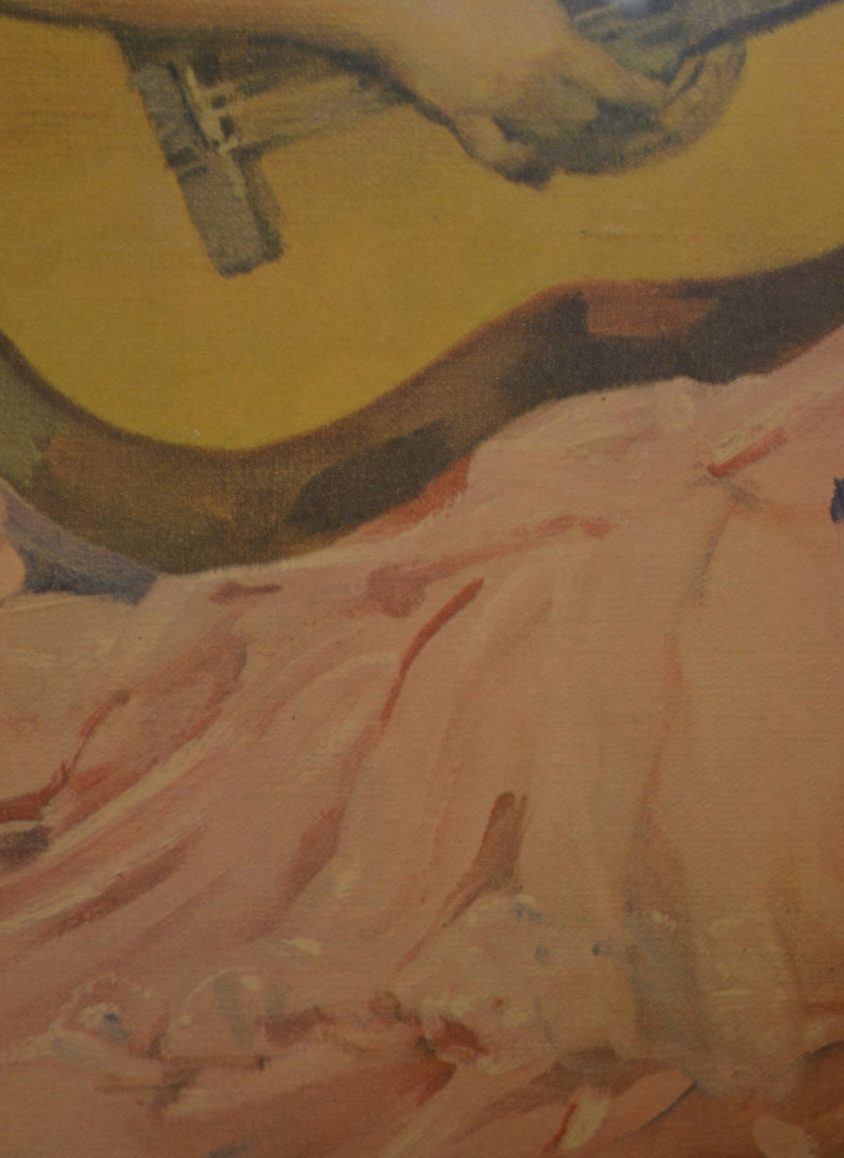 Mid Century Print - Spanish Musician - Francisco Rodriguez Sanchez Clement