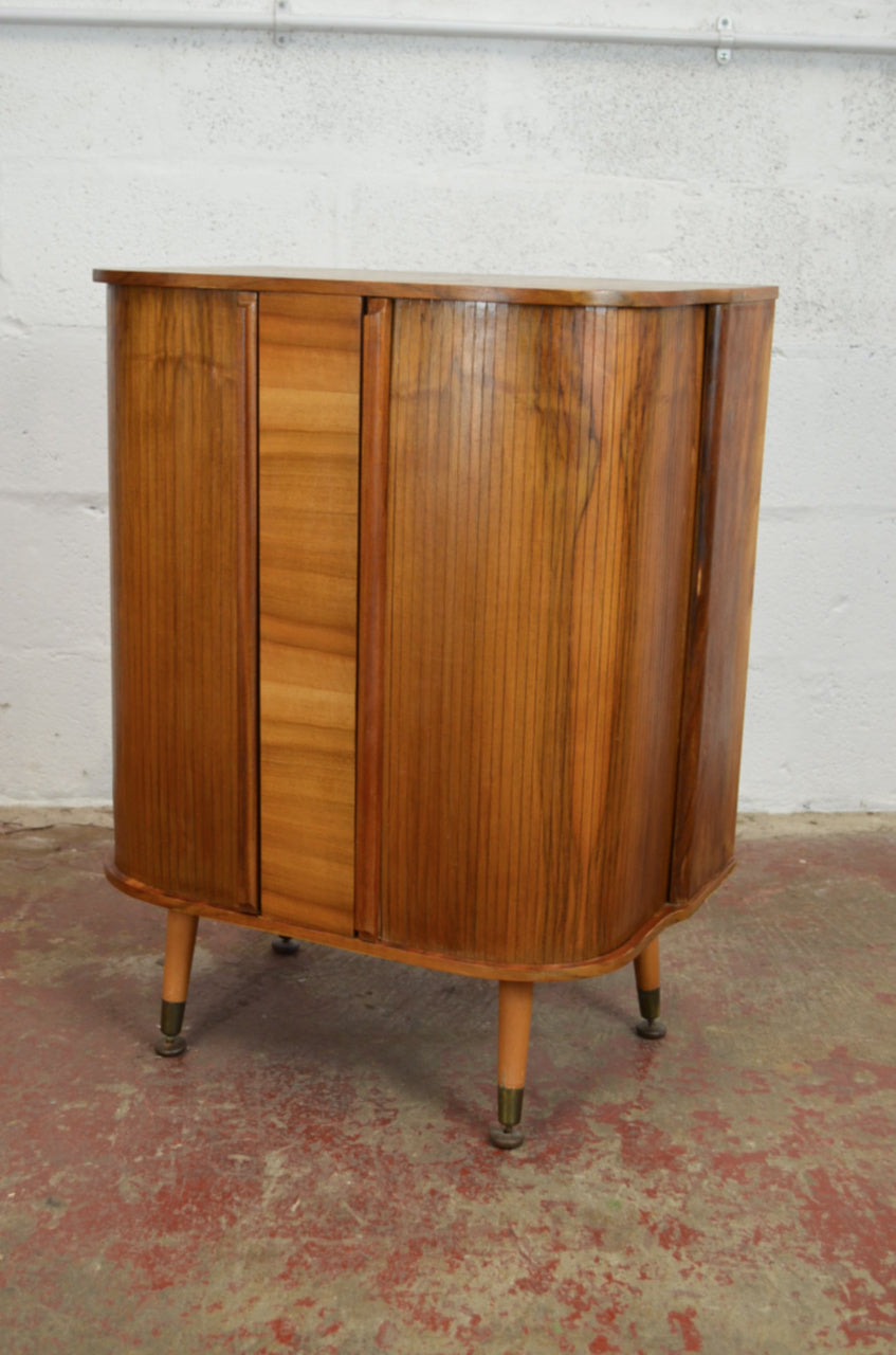 A Mid Century Teak Drinks Cabinet/Record Storage