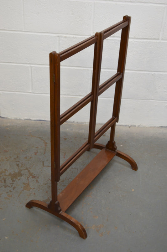 Antique Edwardian Towel Rail (folding)