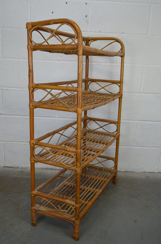 Vintage Bamboo Bookshelf (3)