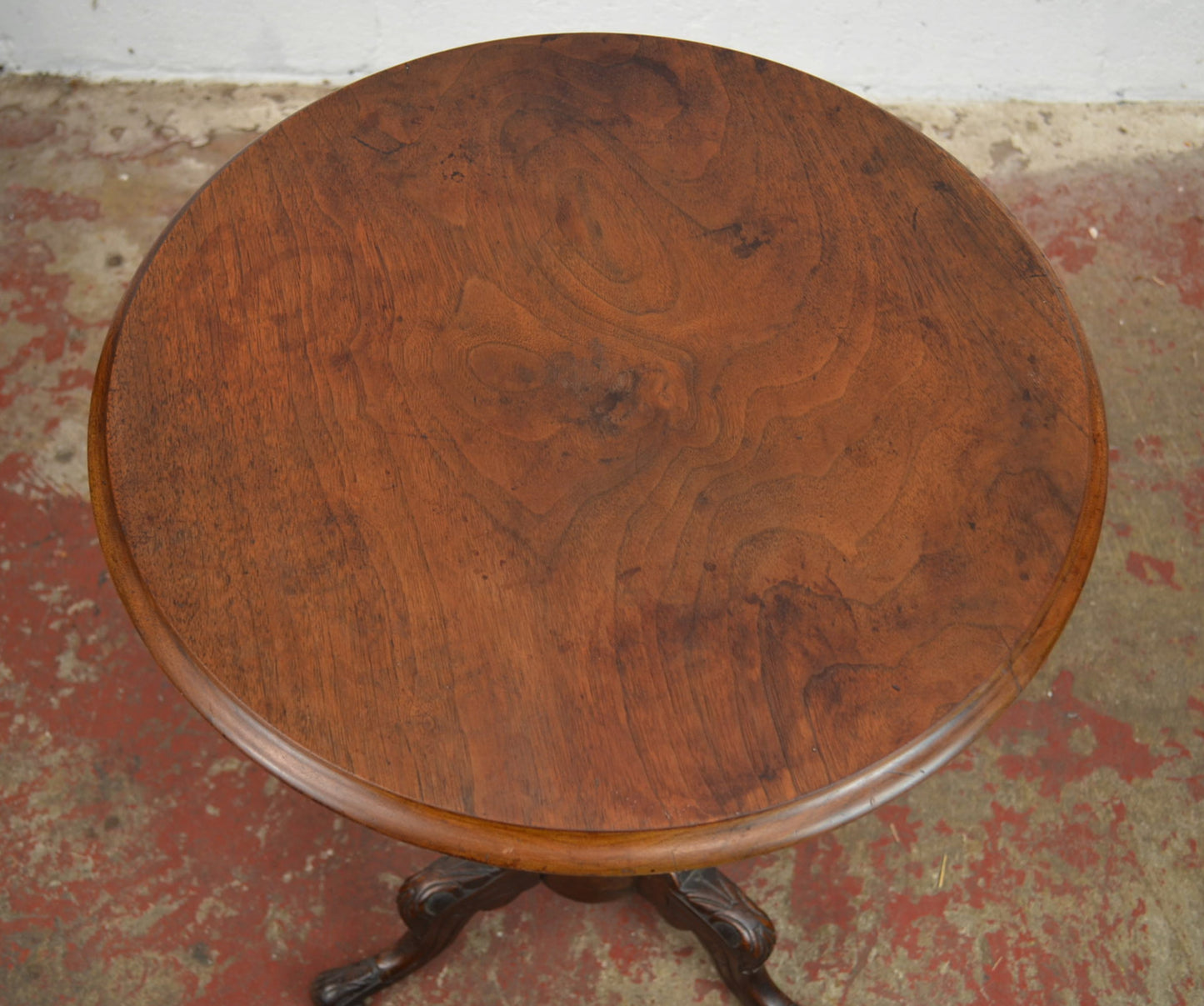 A Victorian Mahogany Tripod Side/Wine Table