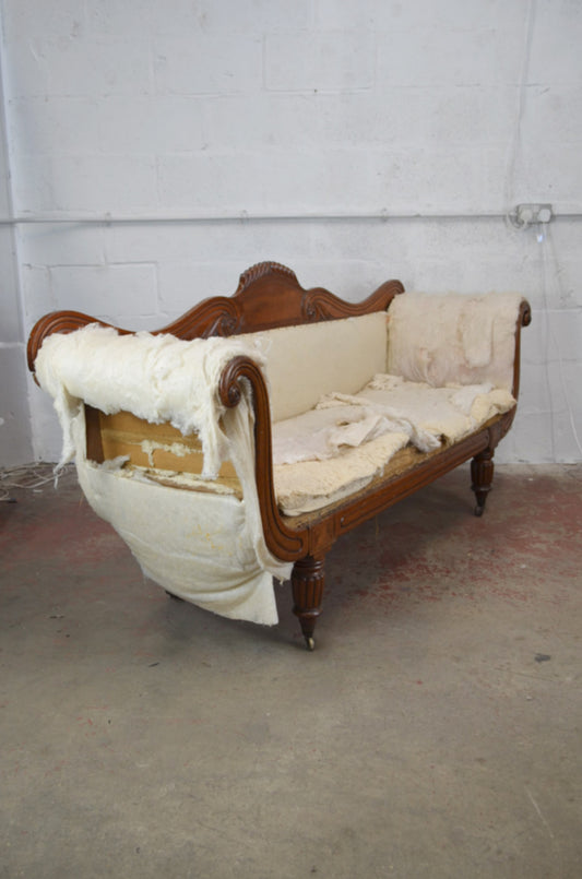 Victorian Chaise Longue Sofa