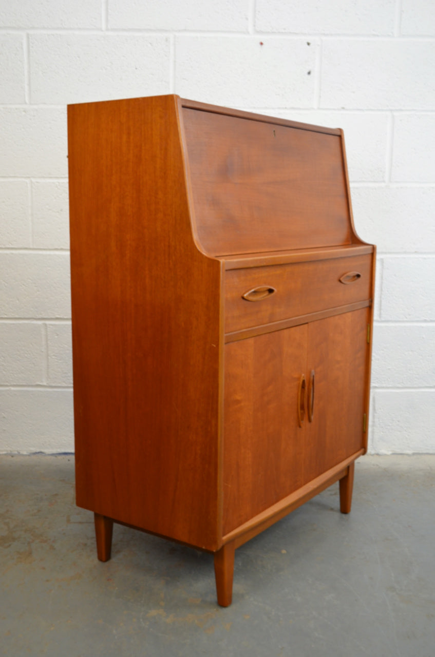Mid Century Teak Bureau