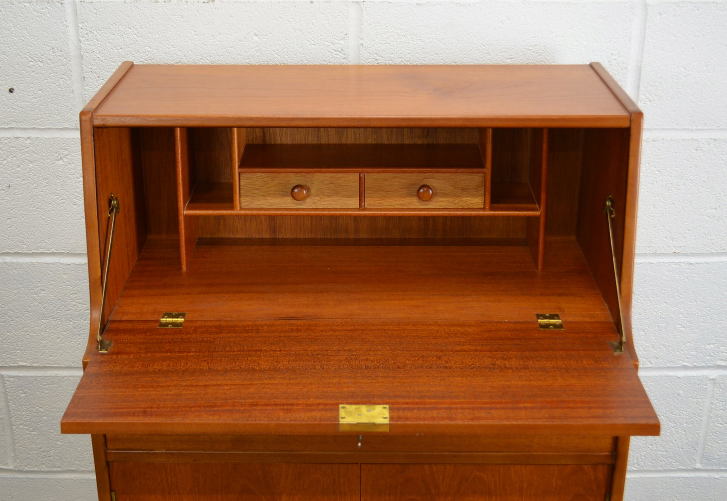 Mid Century Teak Bureau