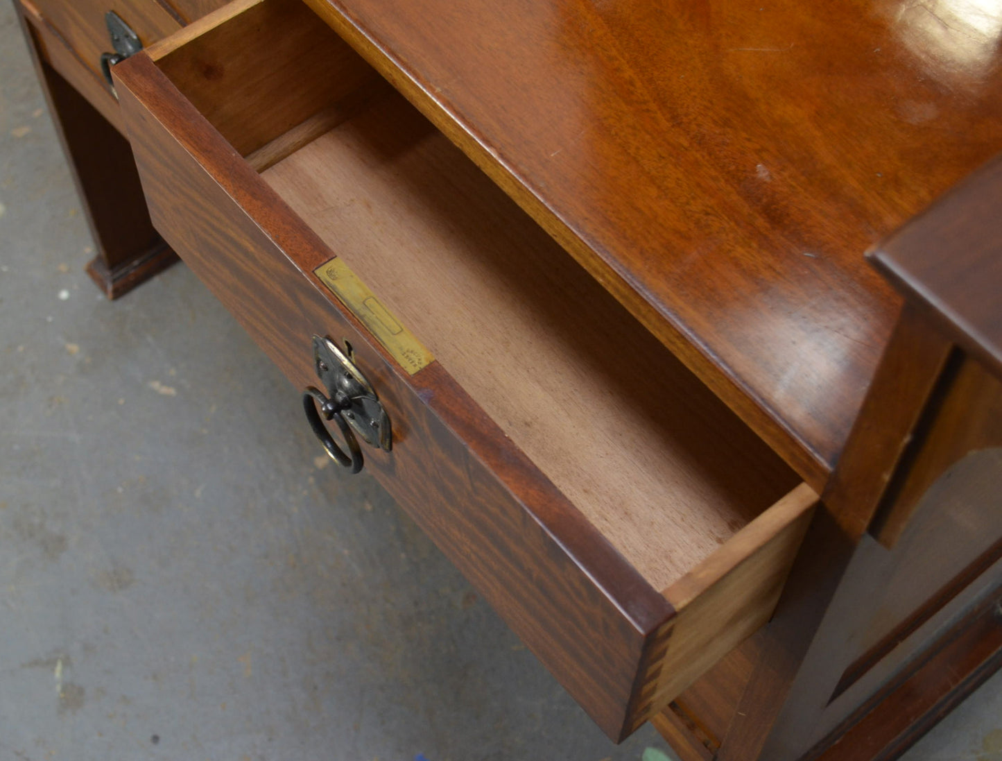 A Late 19th Century Art Nouveau Mahogany Dressing Table - Liberty & Co