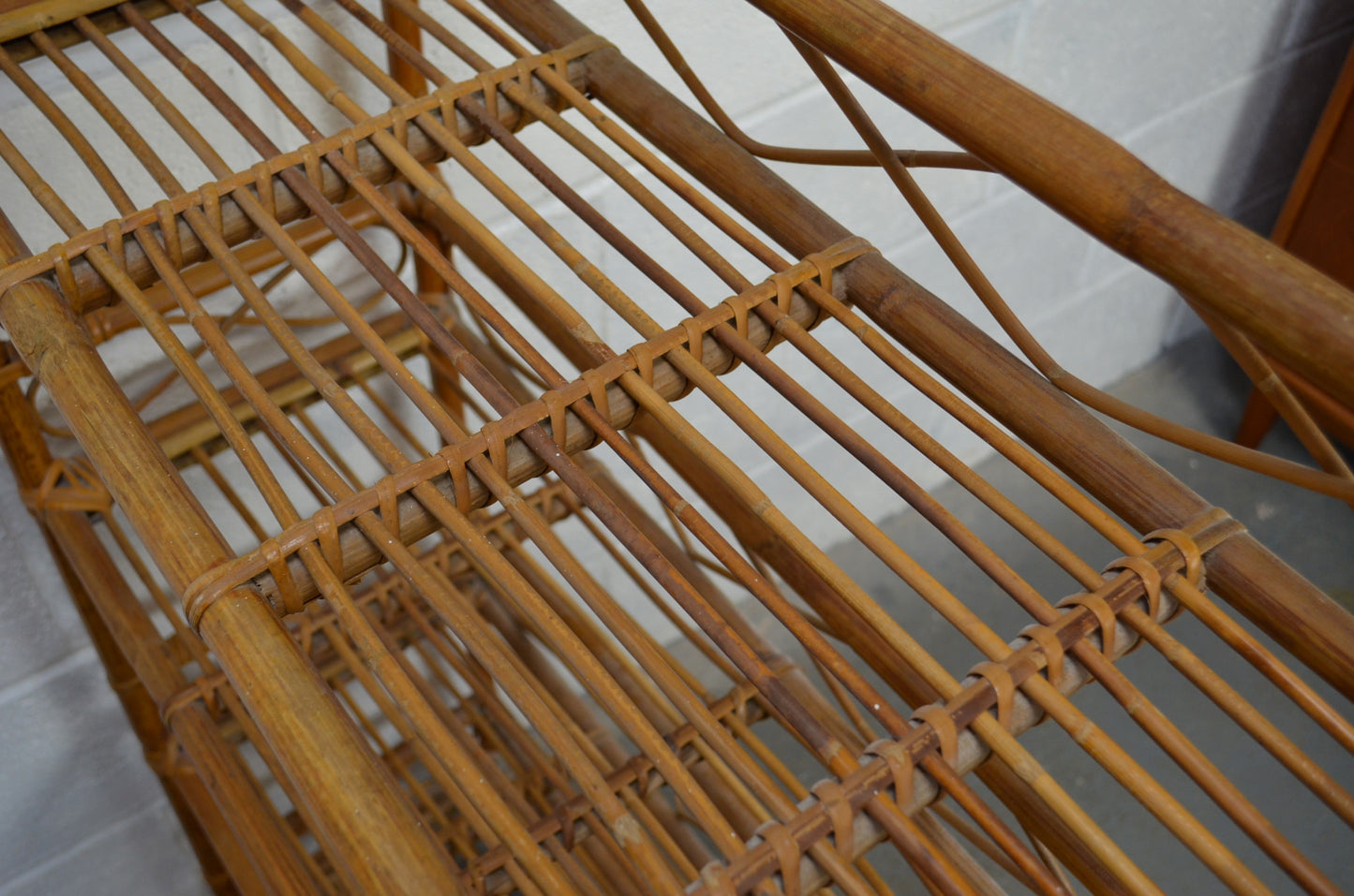 Vintage Bamboo Bookshelf (3)