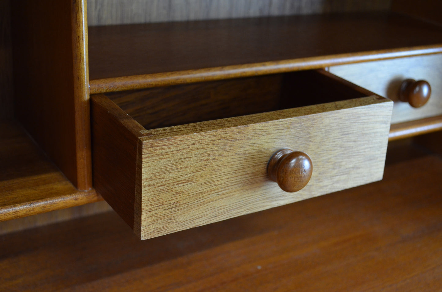 Mid Century Teak Bureau