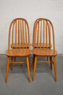 Four Vintage Priory Dining Chairs