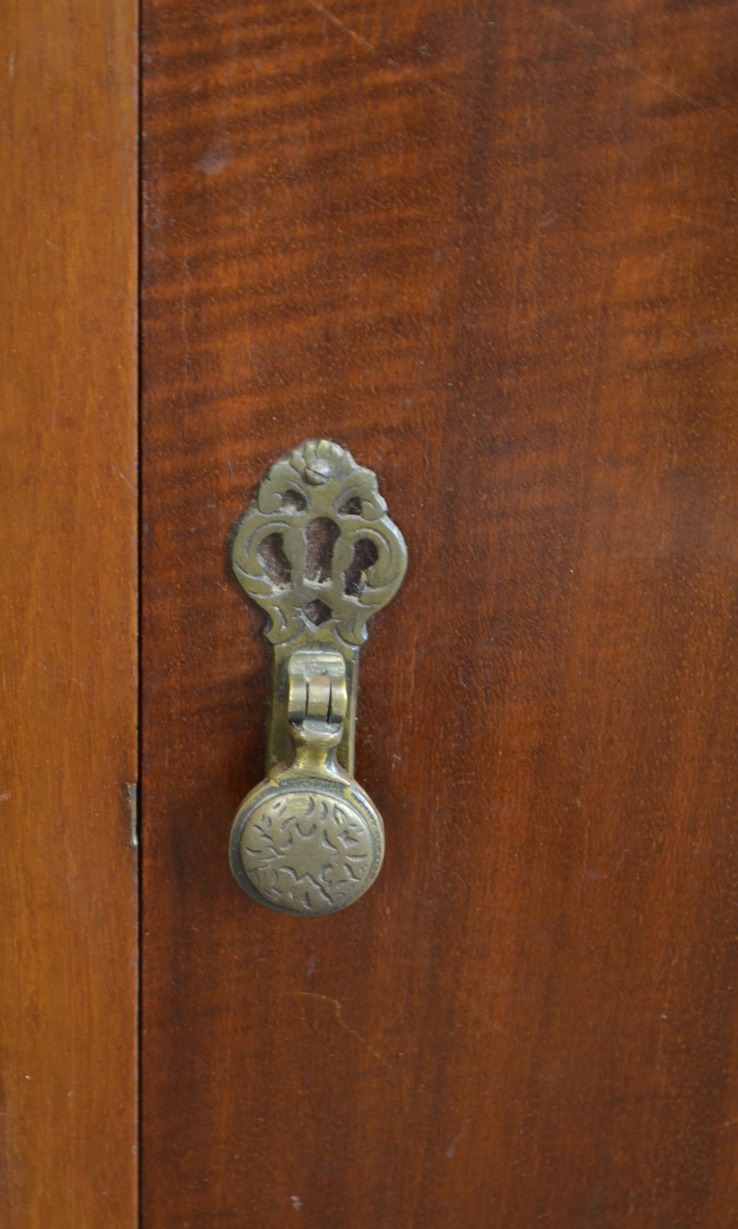 An Antique Mahogany Bedside Cabinet