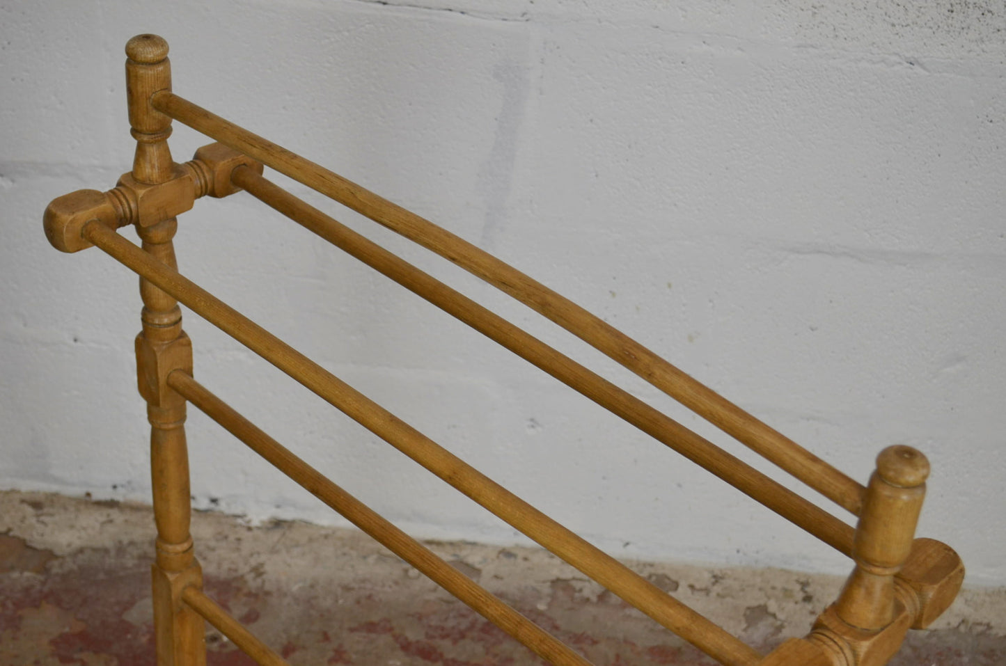 Antique Pine Towel / Clothes Stand Rail