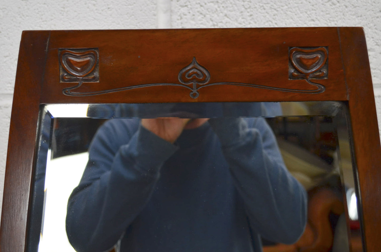 A Late 19th Century Art Nouveau Mahogany Dressing Table - Liberty & Co