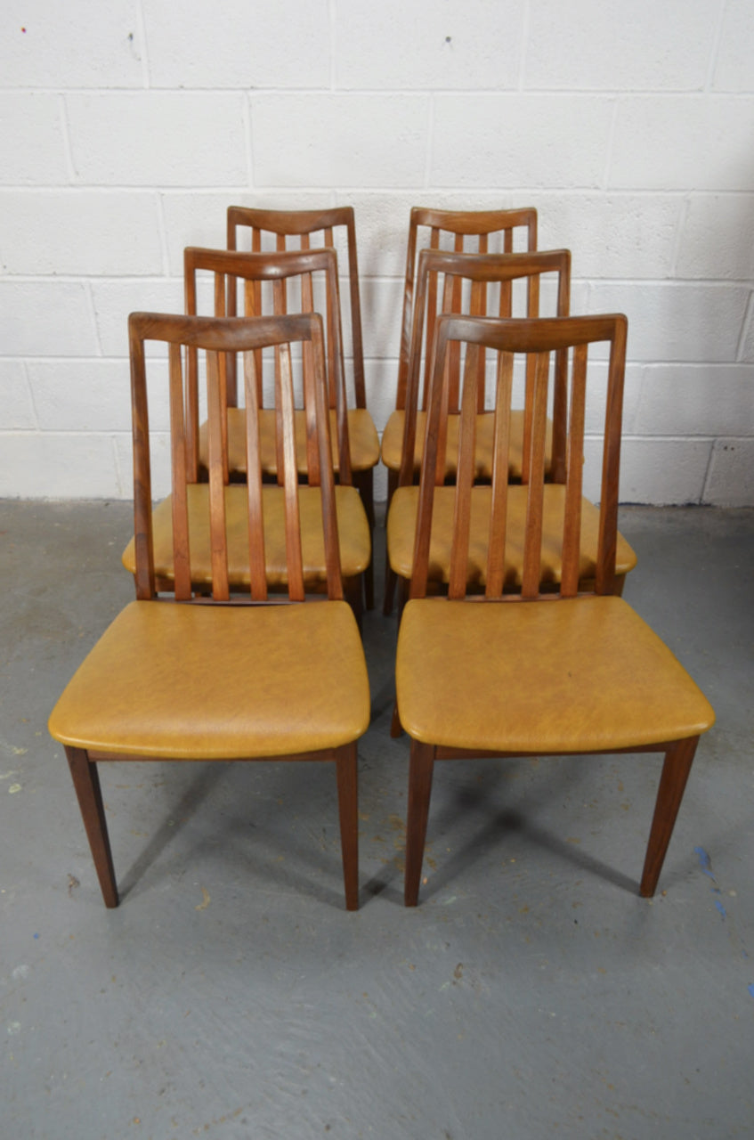 Set Of Six G-Plan Fresco Dining Table Chairs