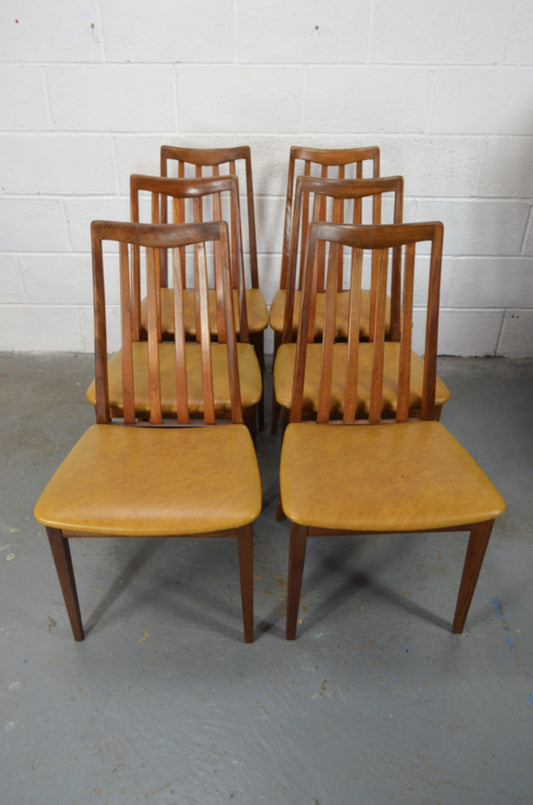 Set Of Six G-Plan Fresco Dining Table Chairs