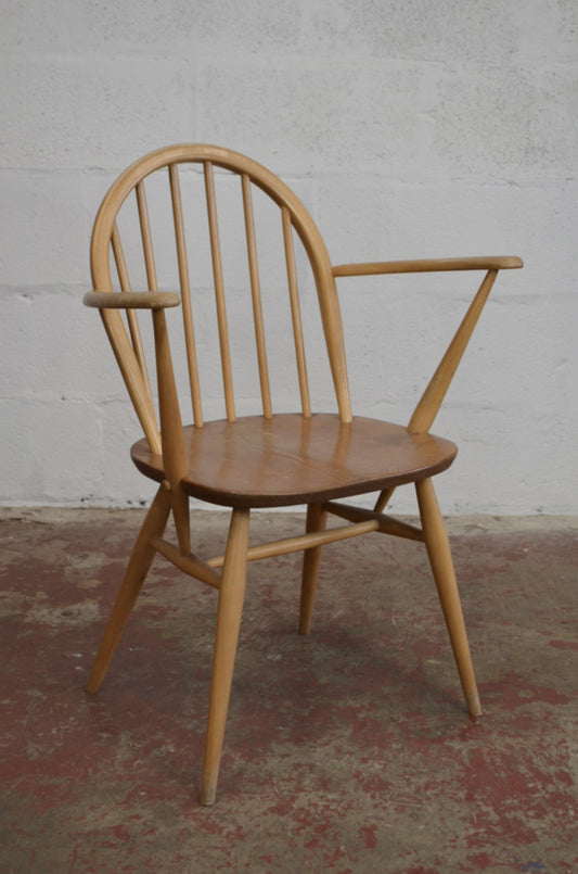 Vintage Ercol Carver Chair Windsor Model 370