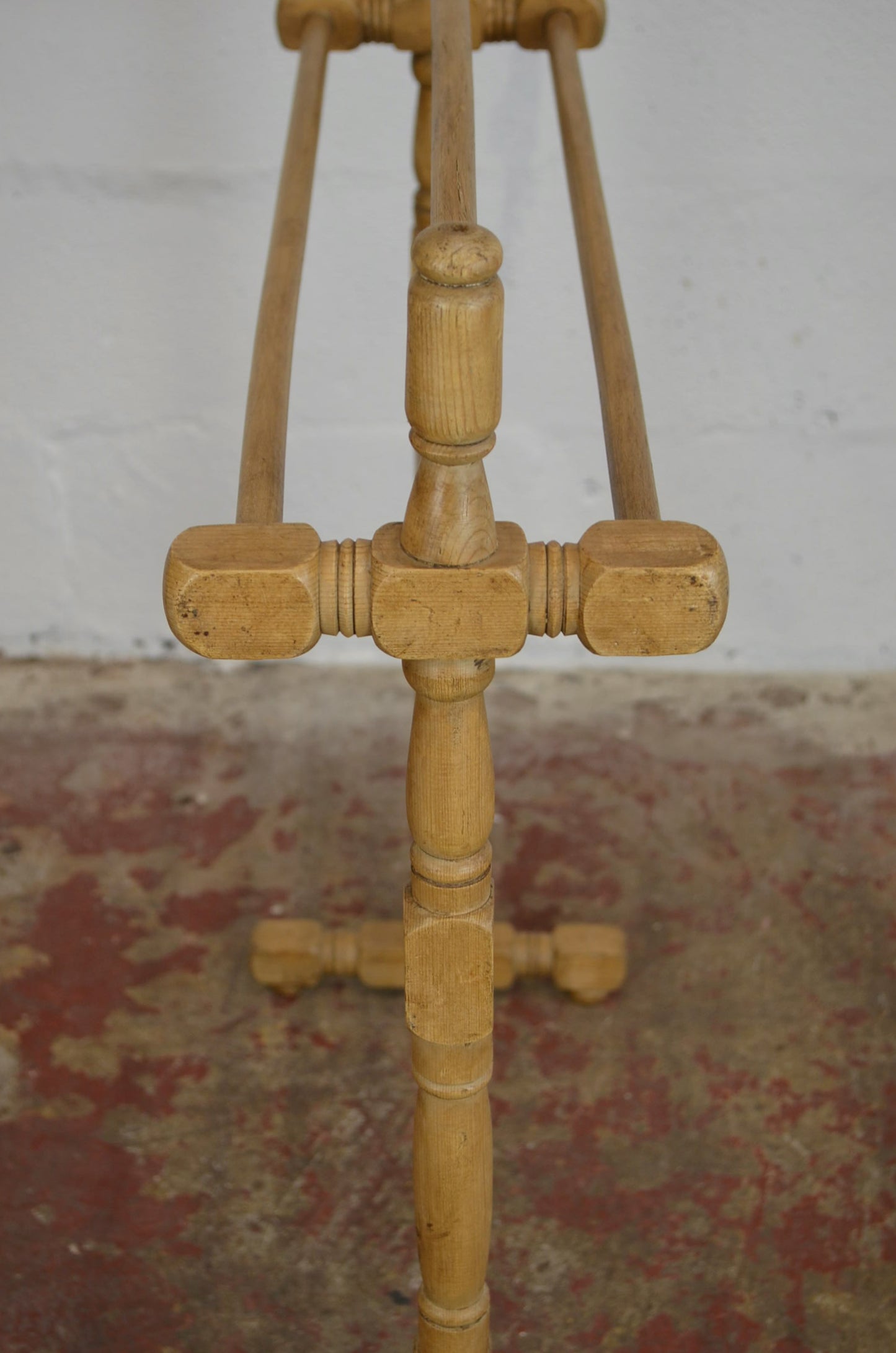Antique Pine Towel / Clothes Stand Rail