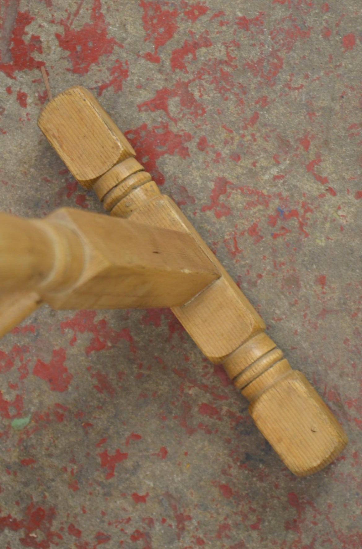 Antique Pine Towel / Clothes Stand Rail