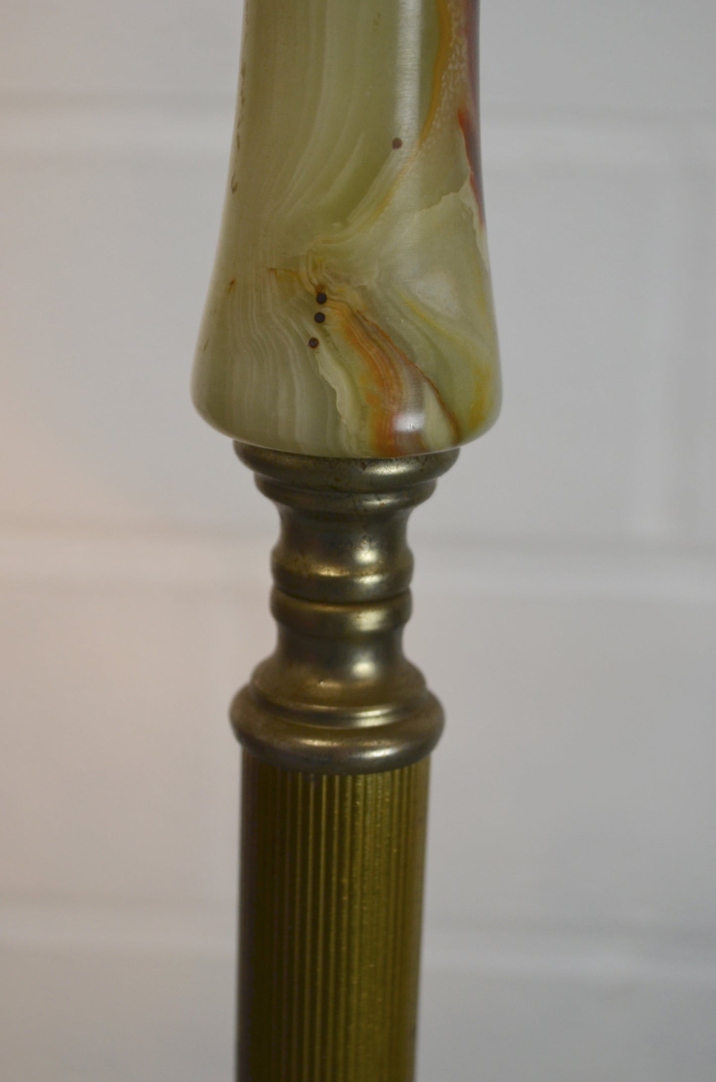 Antique Style Onyx Floor Lamp