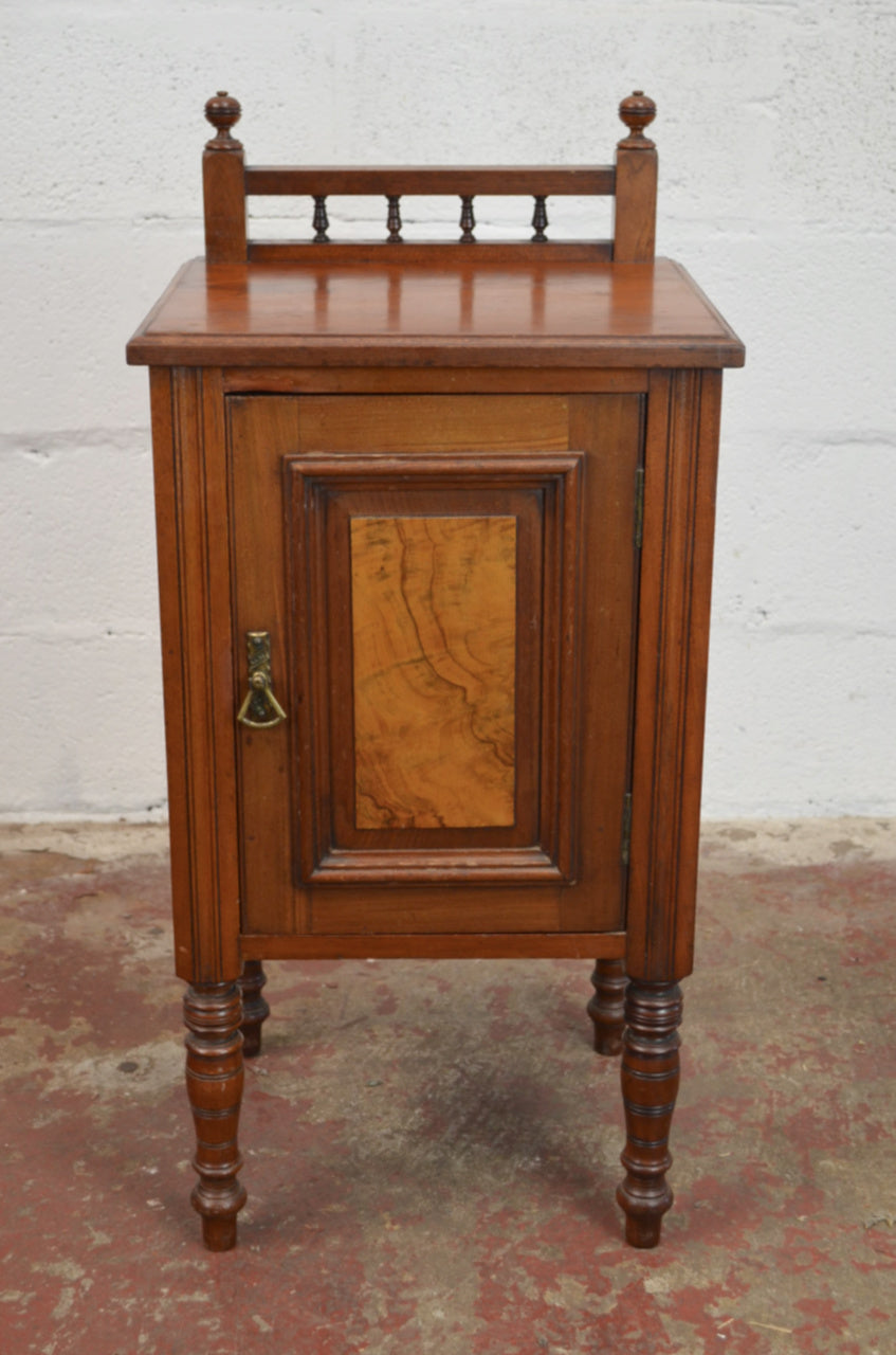 An Edwardian Mahogany Bedside Cabinet