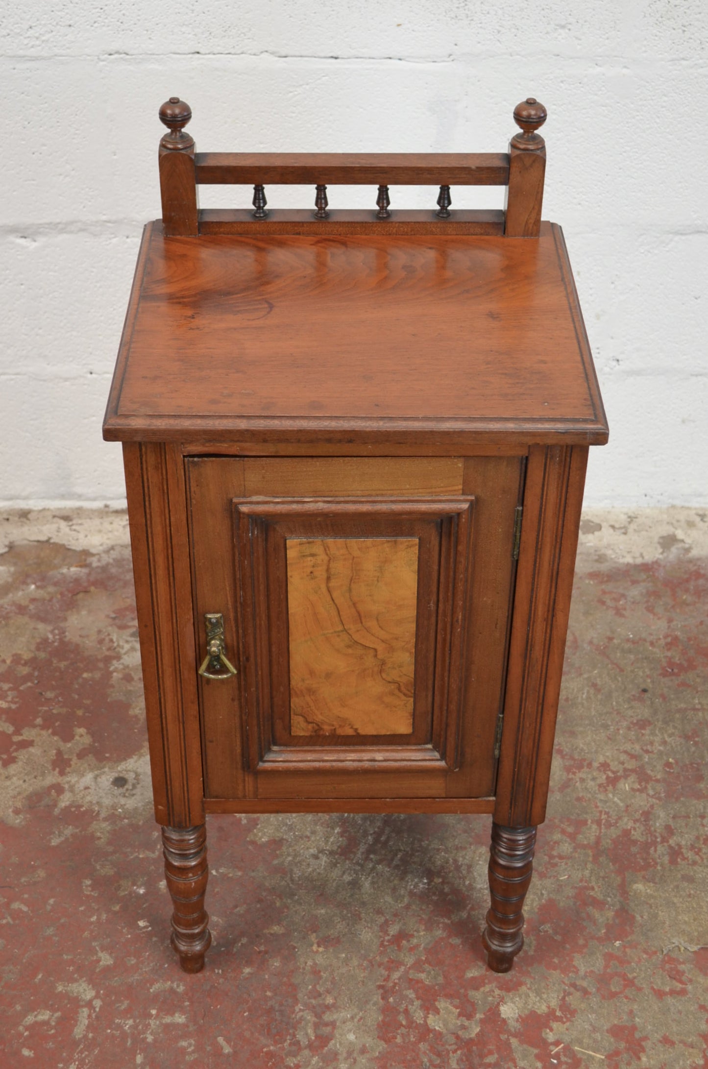 An Edwardian Mahogany Bedside Cabinet
