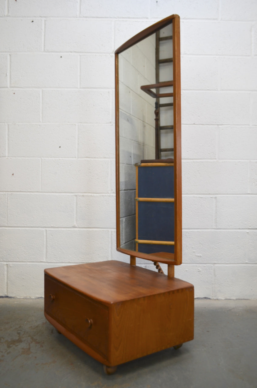 Vintage Ercol Cheval 485 Mirror