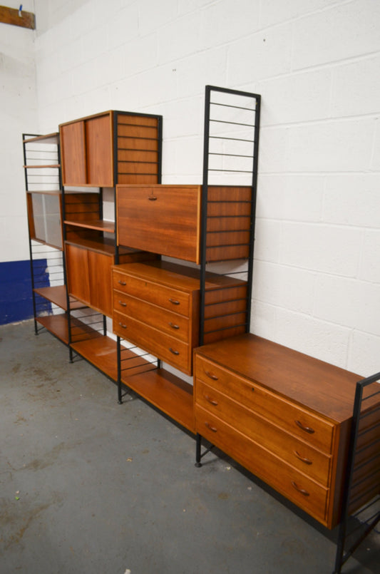 A Vintage Ladderax Modular Wall Unit