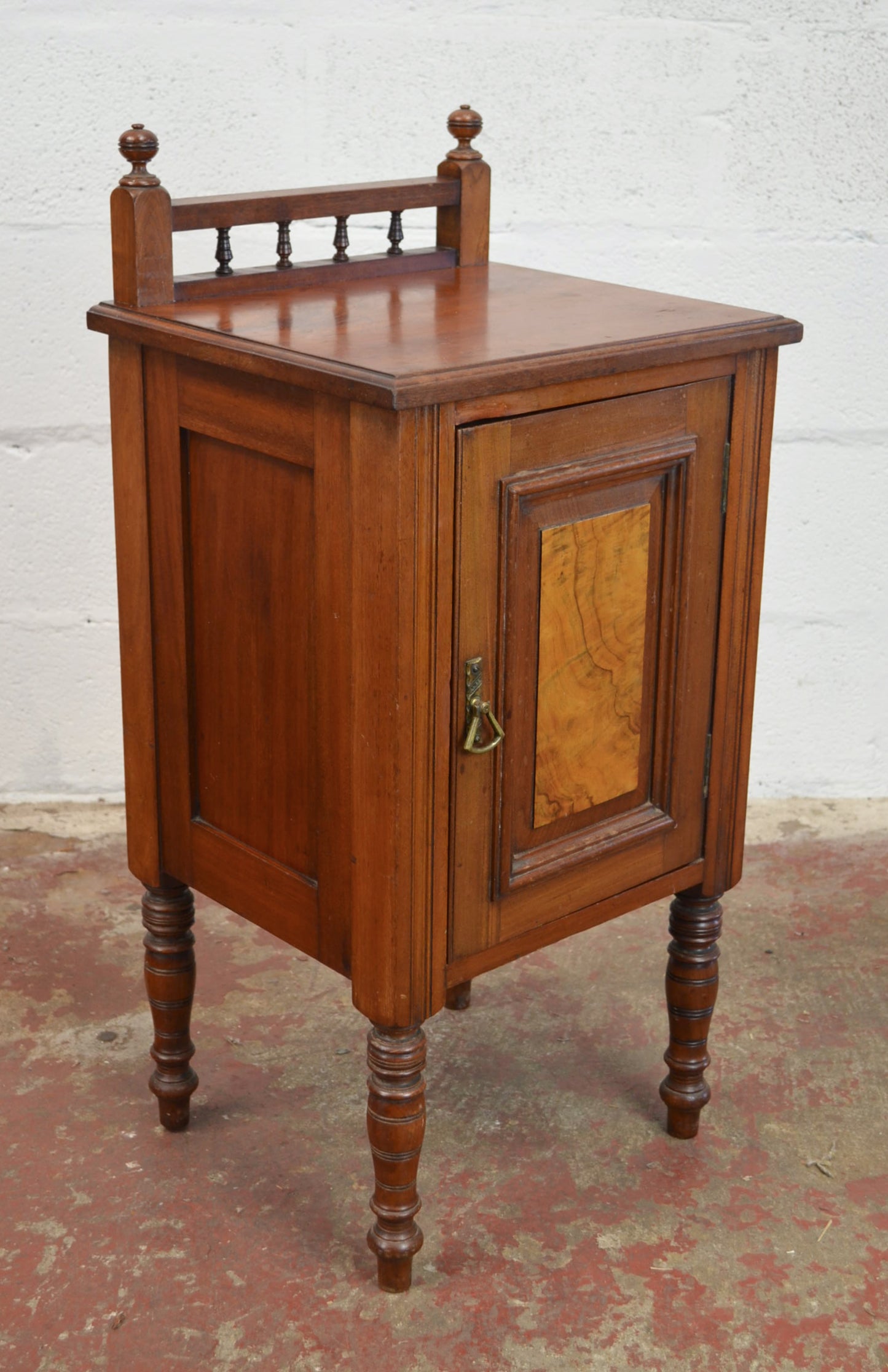 An Edwardian Mahogany Bedside Cabinet