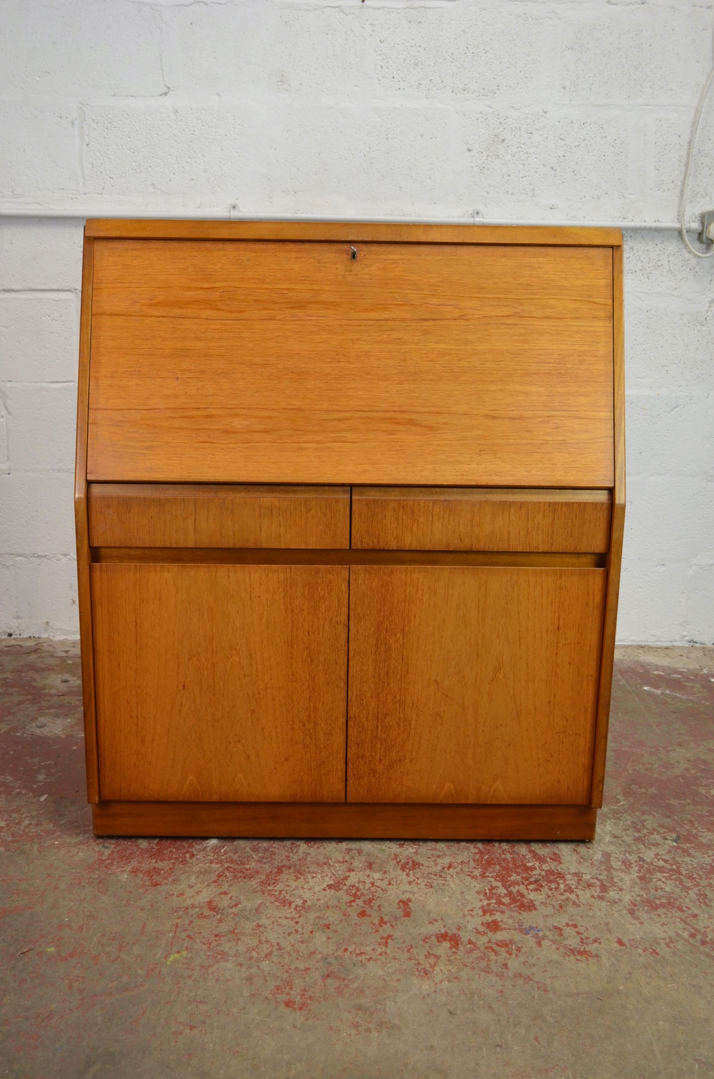 A Vintage Teak Bureau/Home Office
