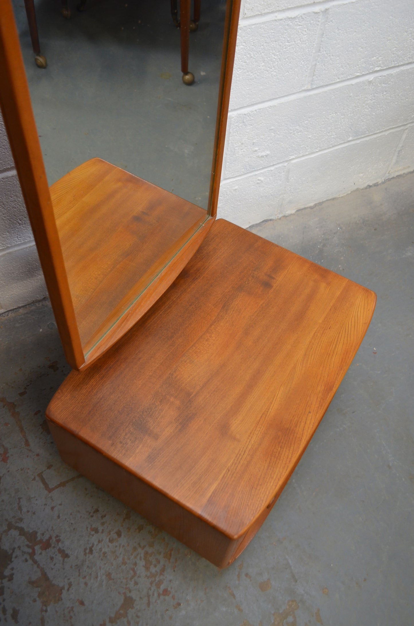 Vintage Ercol Cheval 485 Mirror