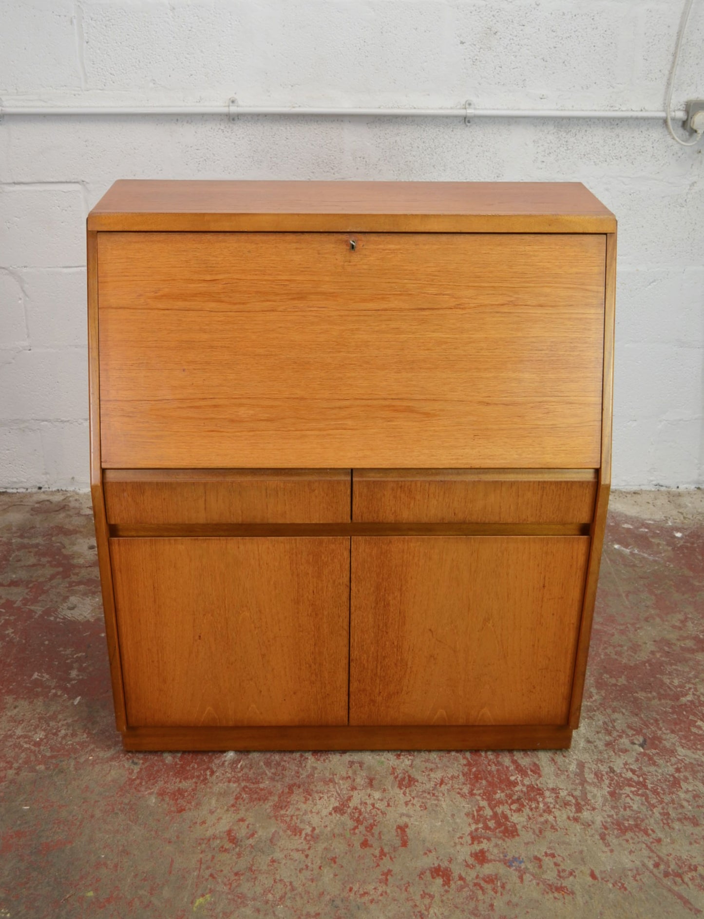A Vintage Teak Bureau/Home Office