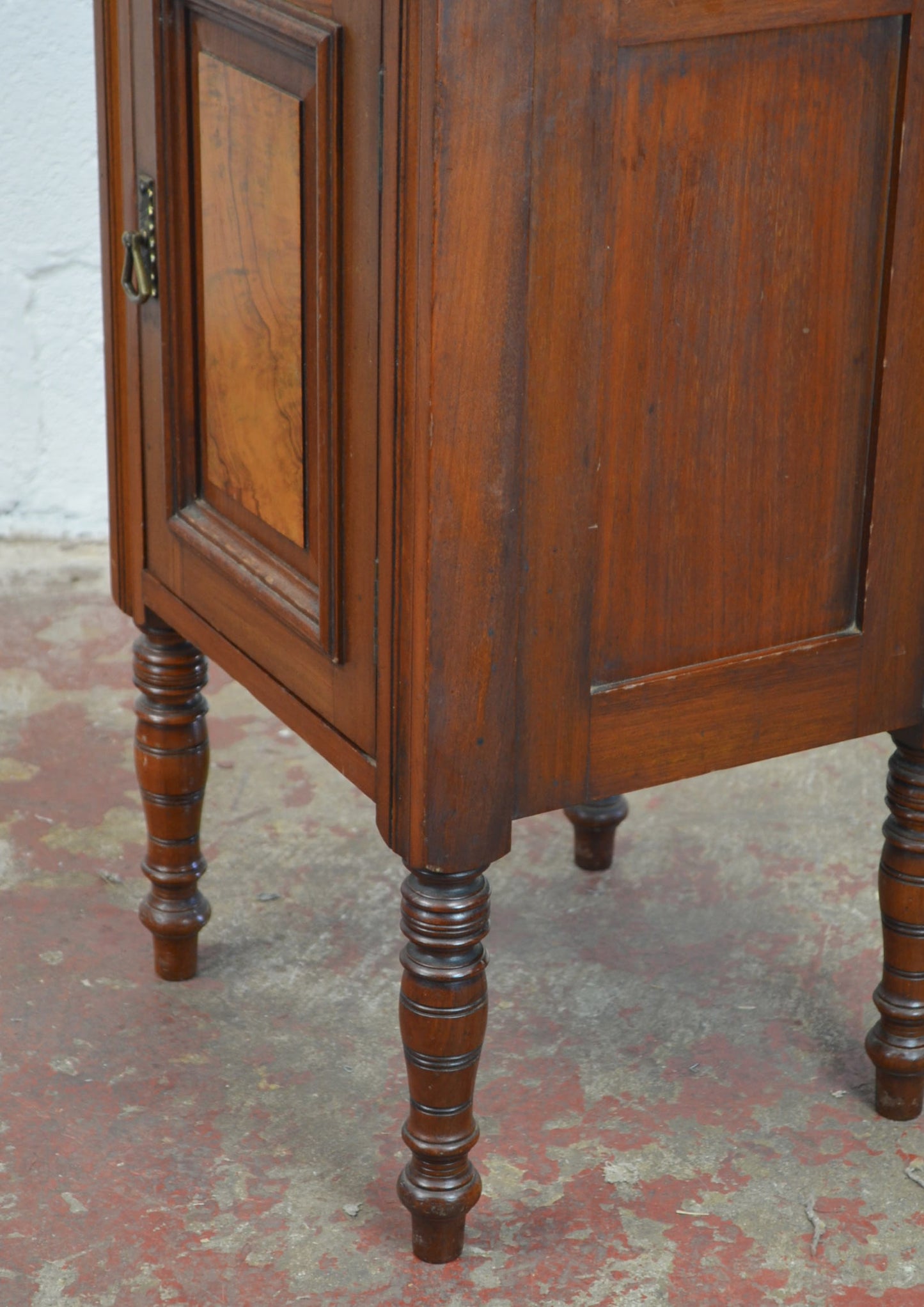 An Edwardian Mahogany Bedside Cabinet