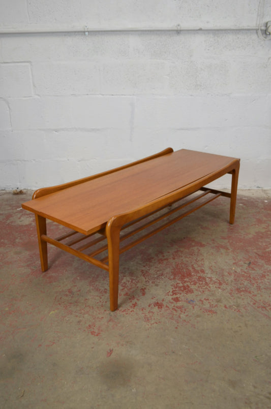 Vintage Mid Century Teak Coffee Table