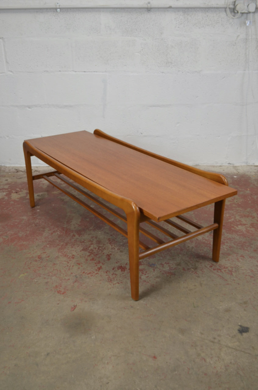 Vintage Mid Century Teak Coffee Table
