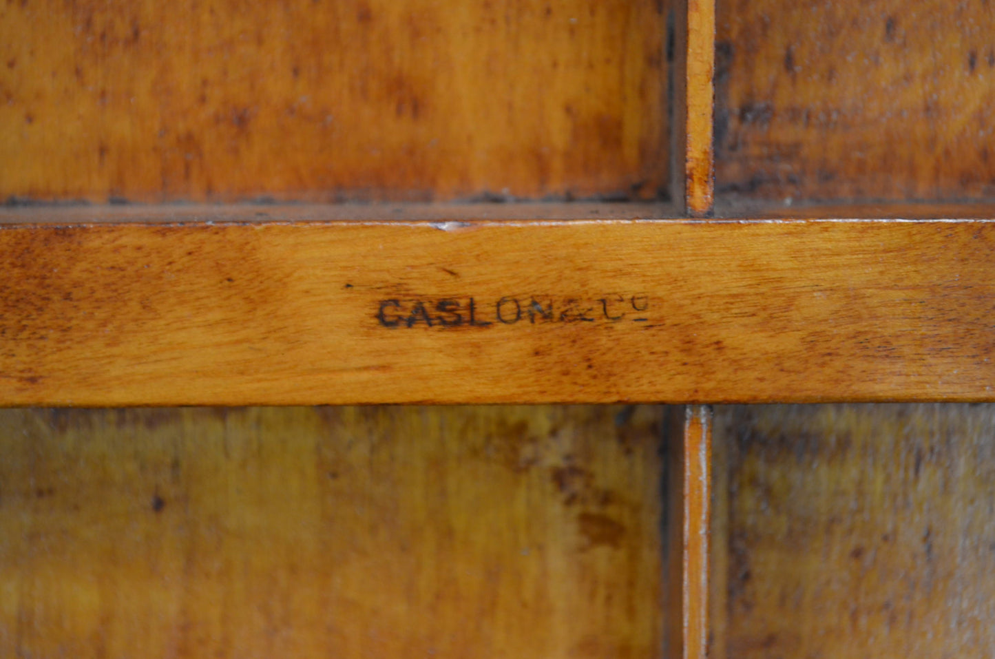 Vintage Wooden Printers Drawer/Display Shelf