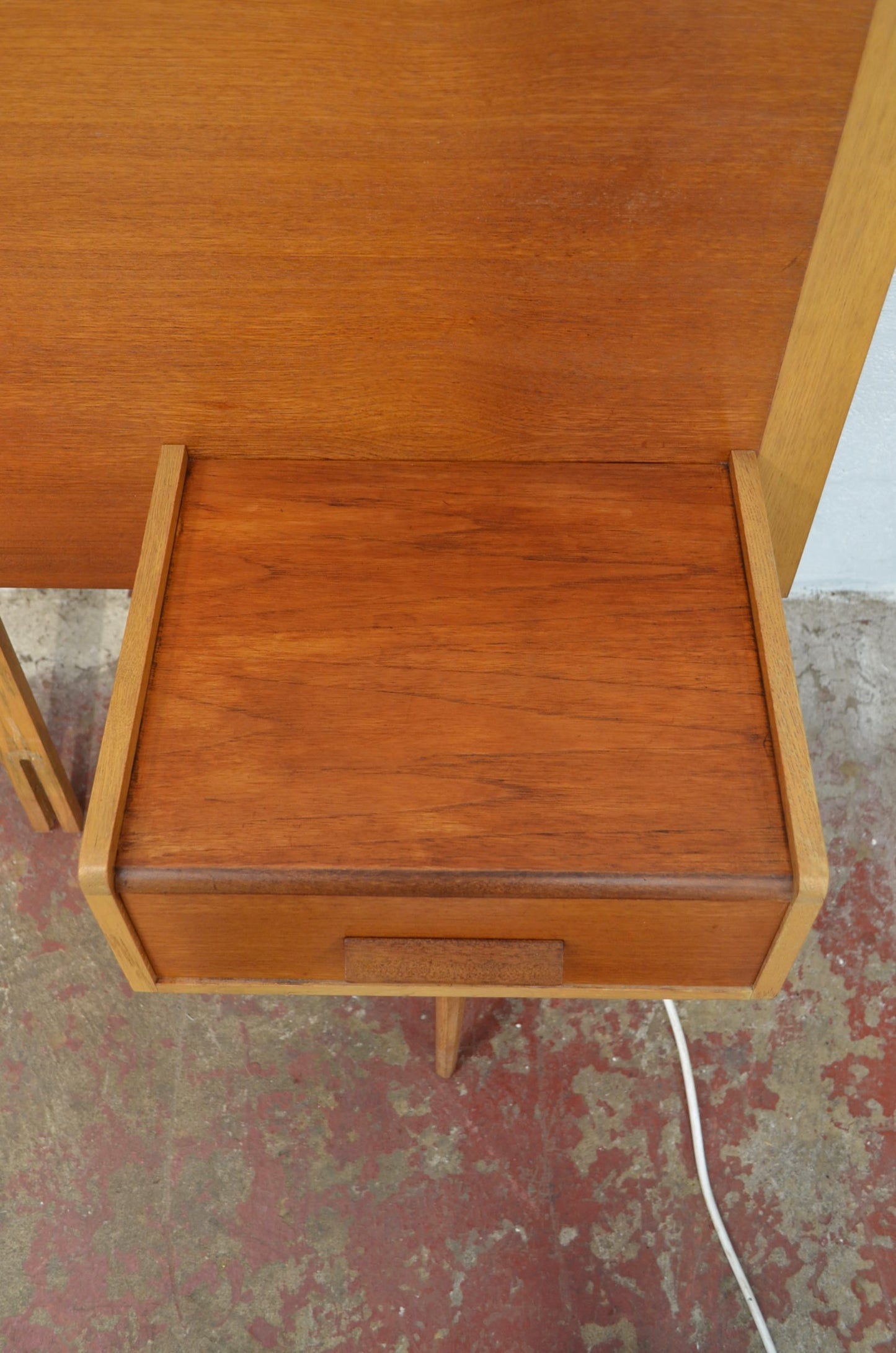 Early Vintage 1950s G Plan Headboard & Bedside Drawers