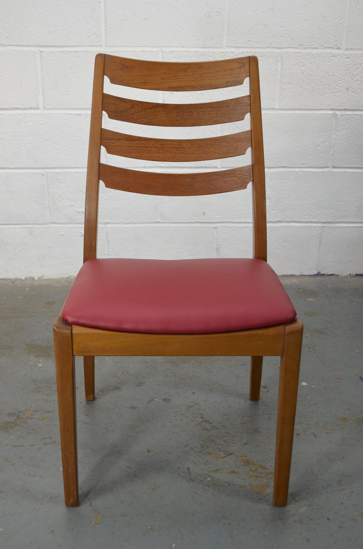 Set Of Four Vintage Dining Table Chairs By Nathan