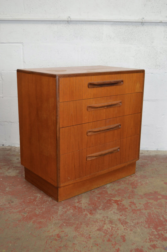 Vintage G-Plan Fresco Chest Of Four Drawers