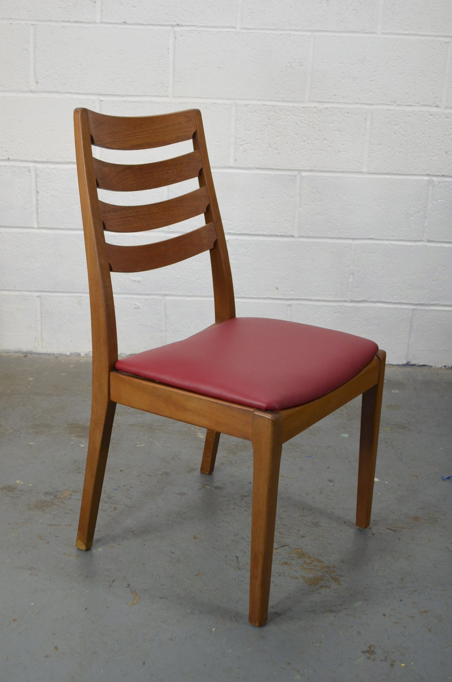 Set Of Four Vintage Dining Table Chairs By Nathan