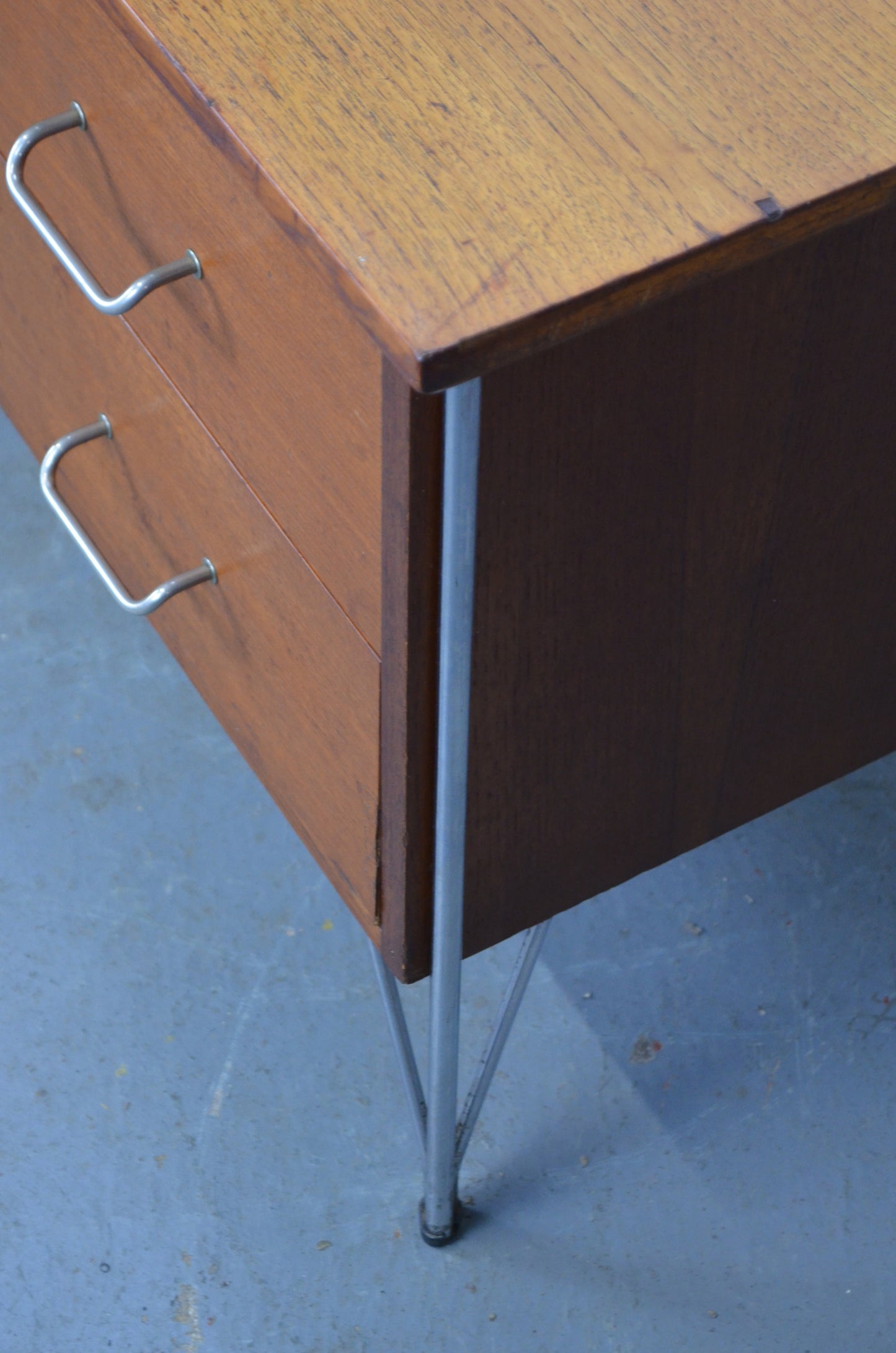 Mid Century Writing Desk By Heinrich Roepstorff