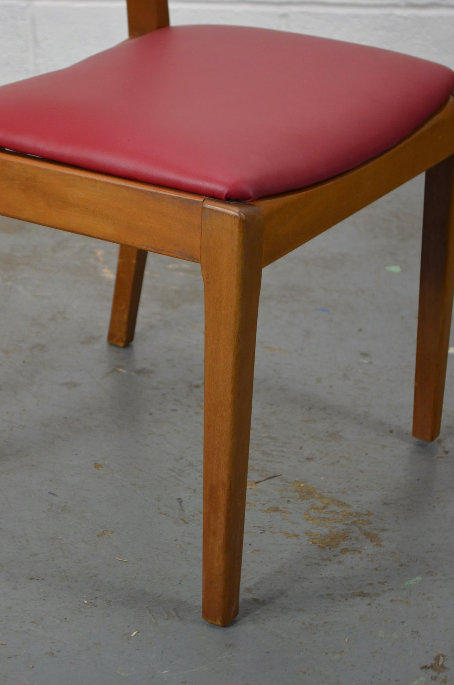 Set Of Four Vintage Dining Table Chairs By Nathan