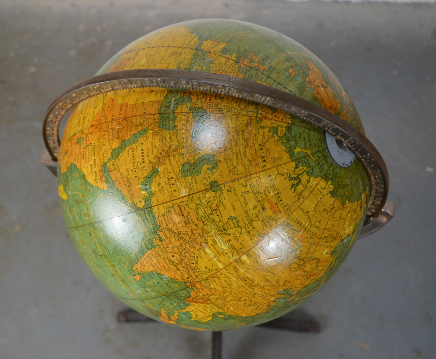 Vintage Globe by Cram's