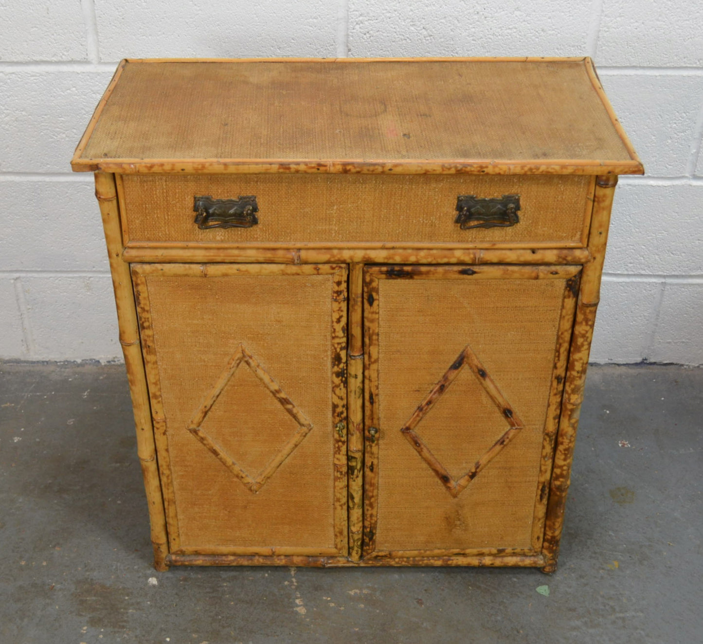 Antique Aesthetic Movement Bamboo Cupboard