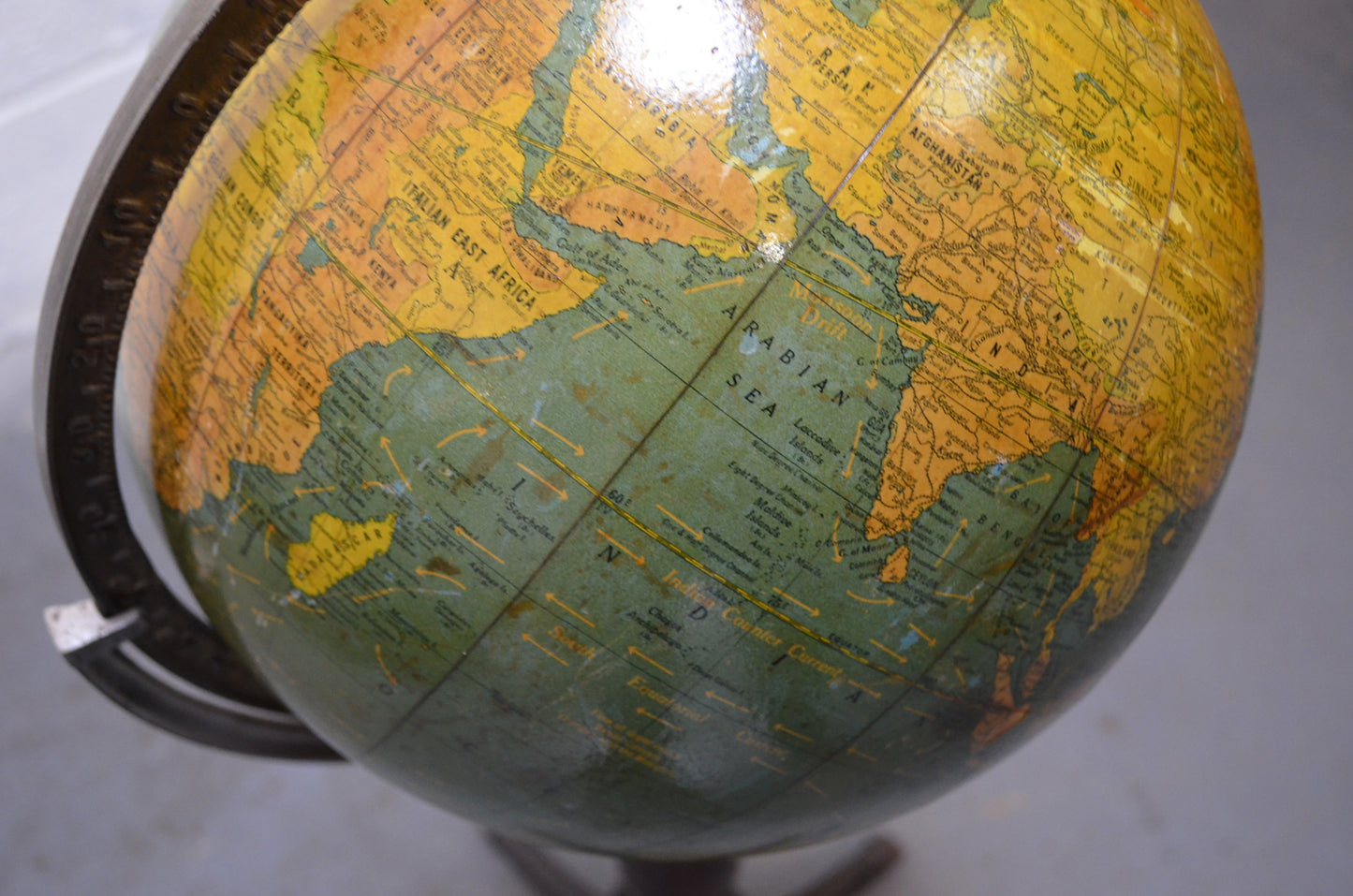 Vintage Globe by Cram's