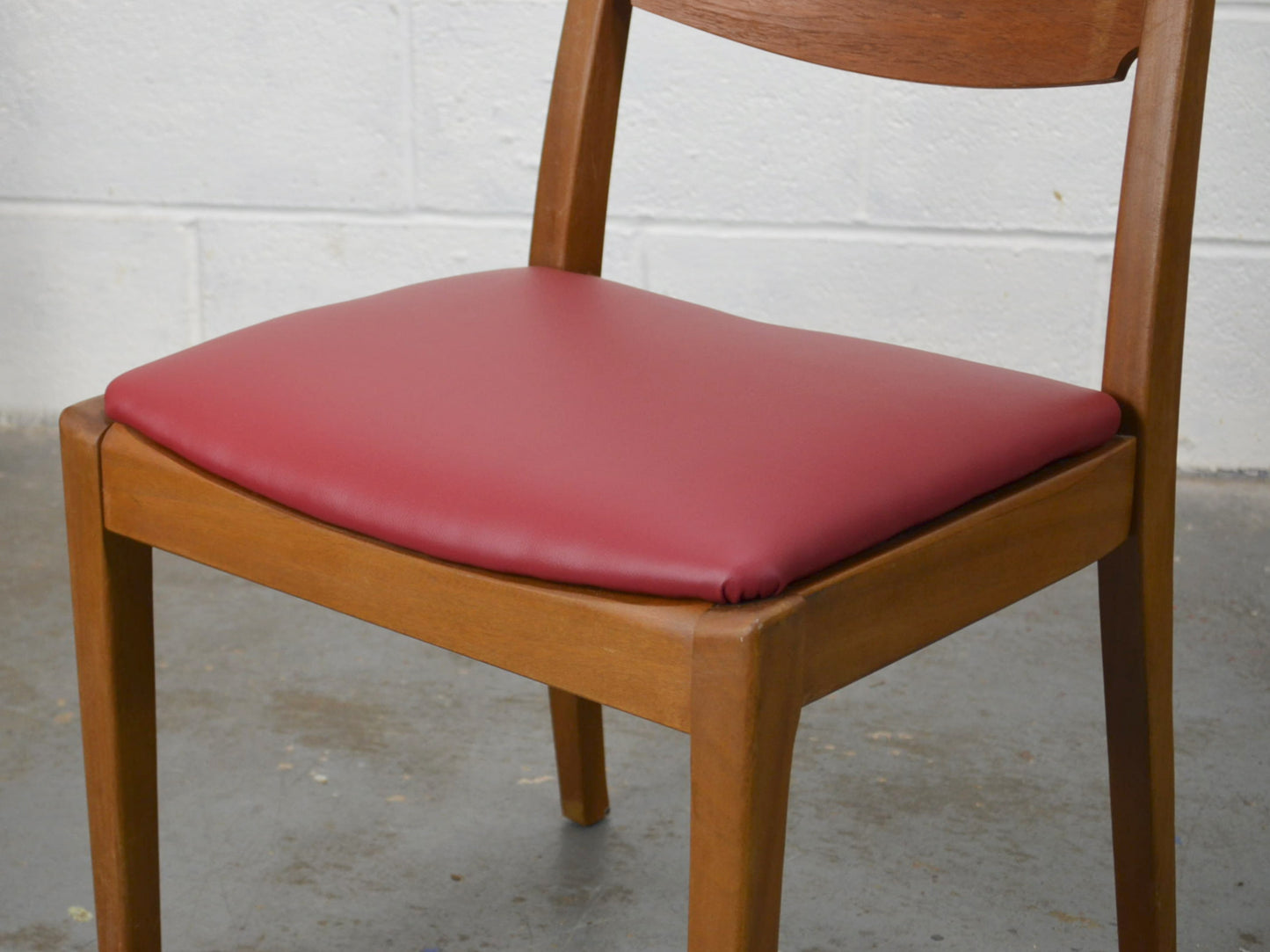 Set Of Four Vintage Dining Table Chairs By Nathan
