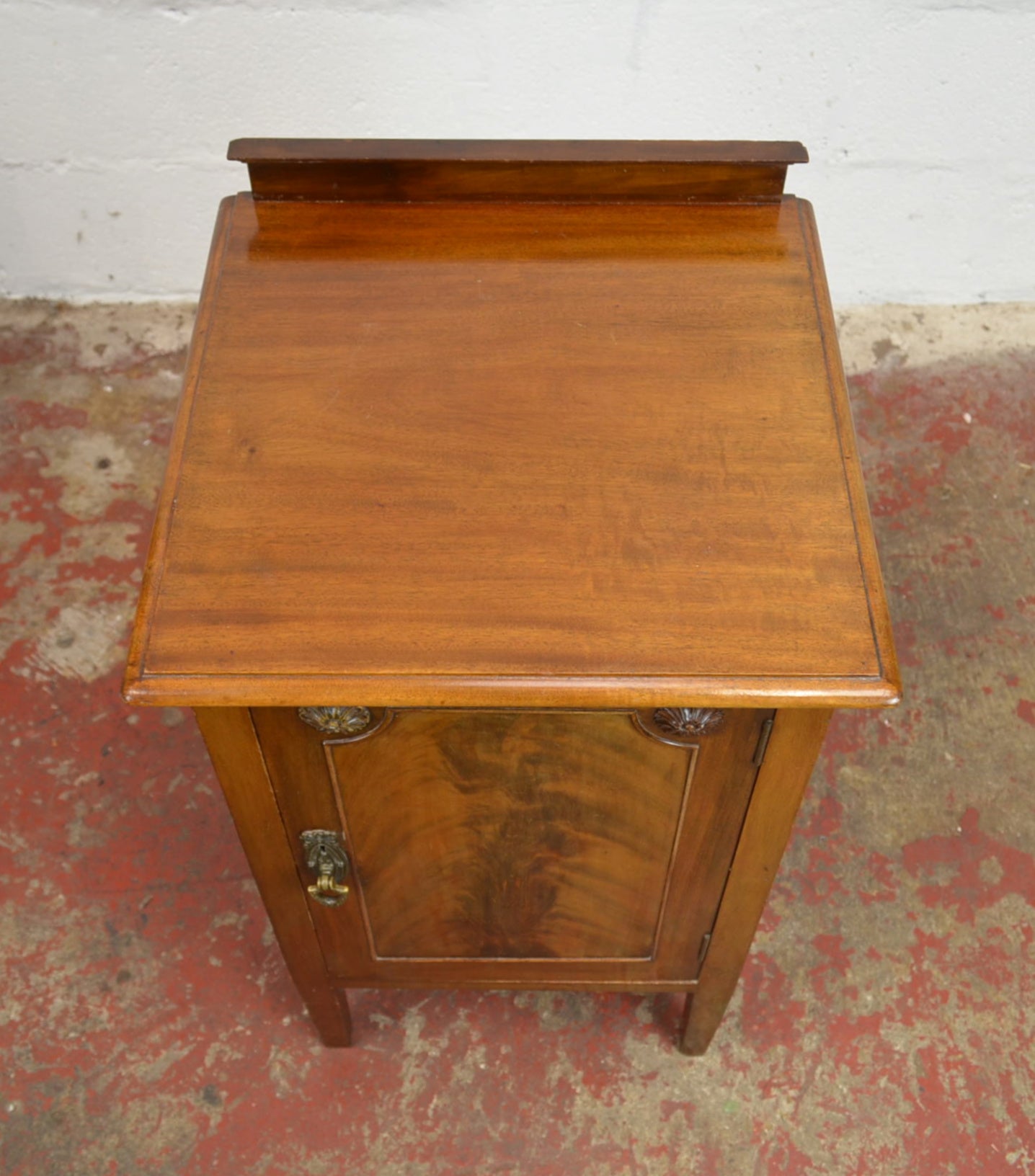An Edwardian Mahogany Bedside Cabinet