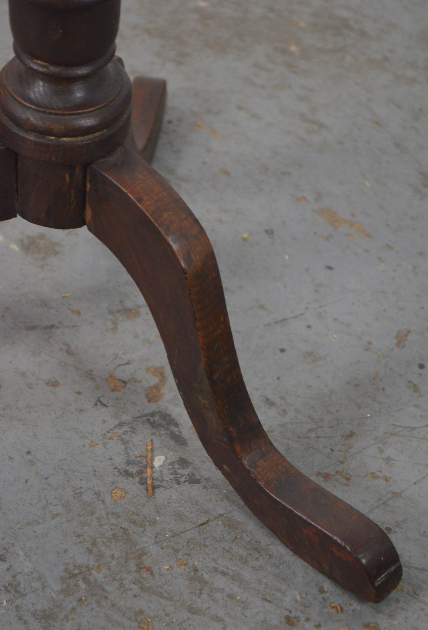 Antique Oak Country Cottage Wine Table