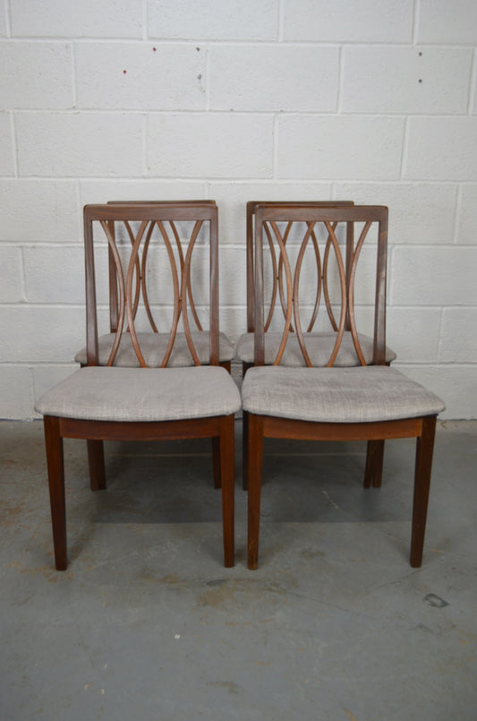Set Of Four G-Plan Dining Table Chairs