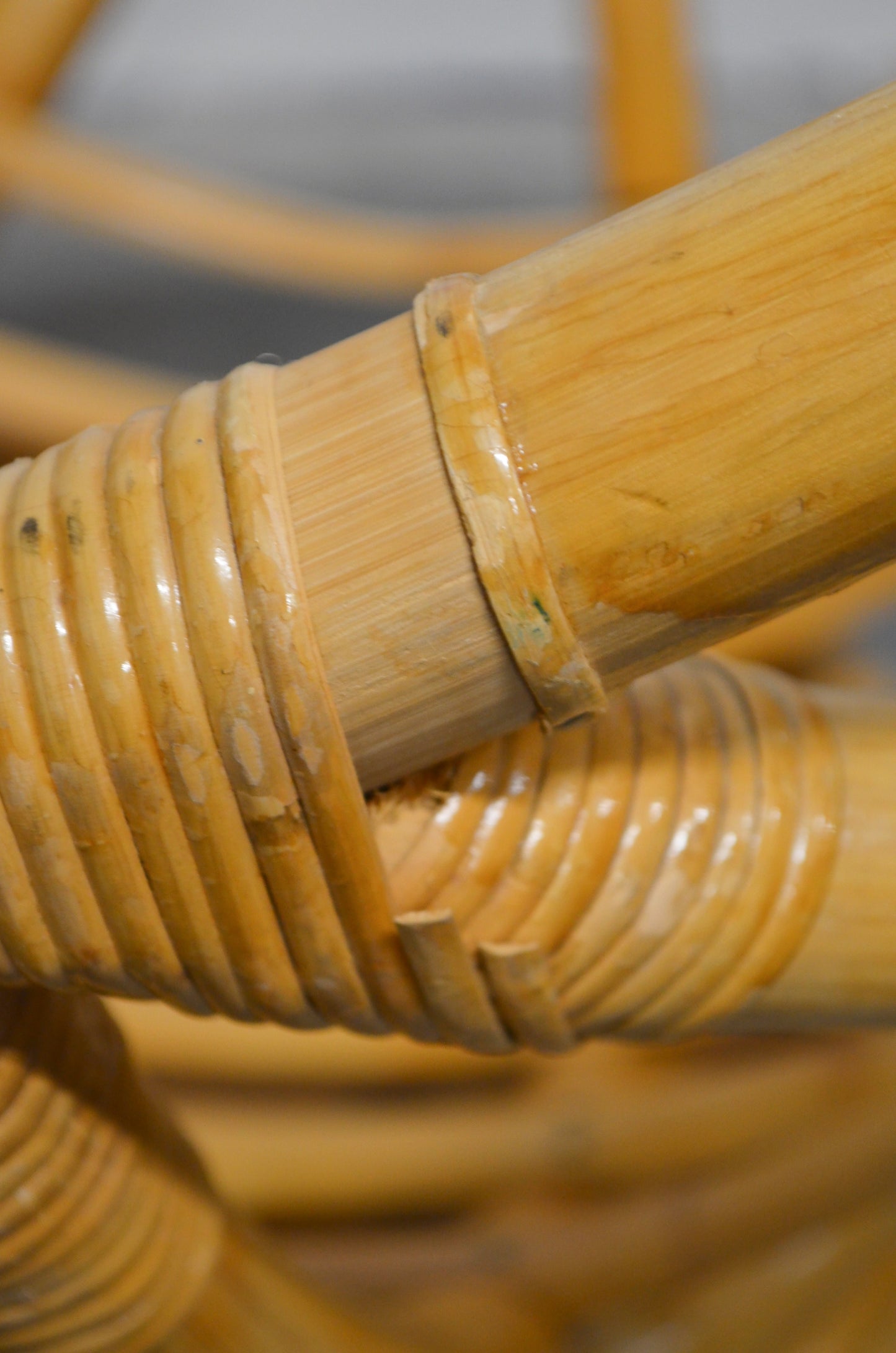 Bamboo Swivel Lounge Chair